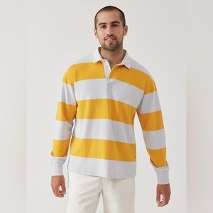 Outdoor Voices Men’s XL Long sleeve Rugby Shirt